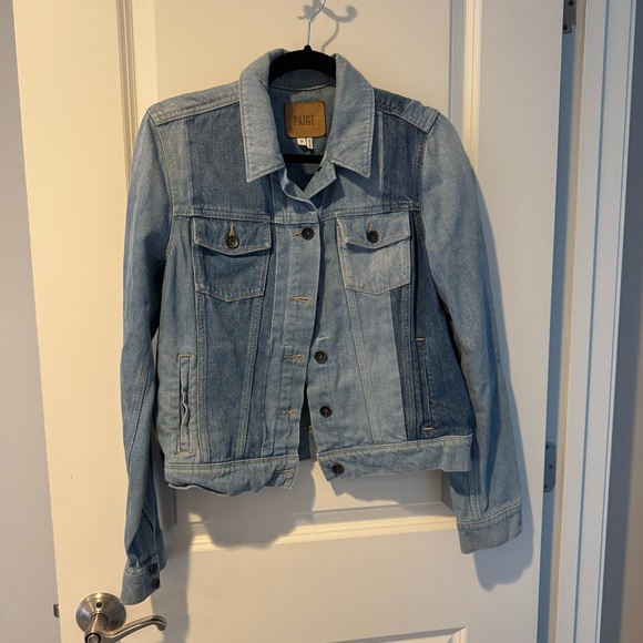 PAIGE Rowan Jacket Riverly Wash Paneled | M - Picture 4 of 8